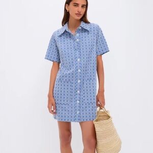 Tuckernuck Pomander Blue Patterned Dress